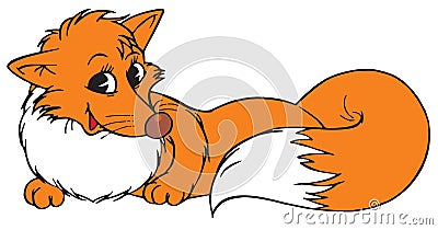 Fox (vector clip-art) Vector Illustration