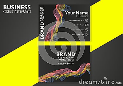 Creative Templates Business Card. Professional and elegant abstract card templates Vector Illustration