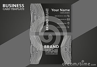 Creative Templates Business Card. Professional and elegant abstract card templates Vector Illustration