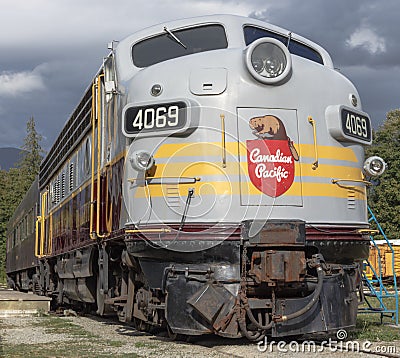 FP7A Royal Canadian Pacific Locomotive Editorial Stock Photo