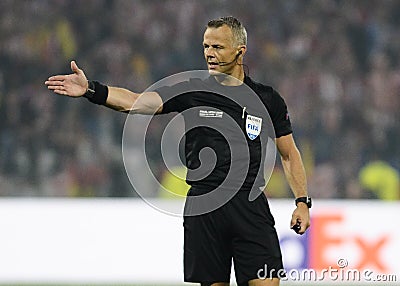 Dutch FIFA referee Bjorn Kuipers Editorial Stock Photo