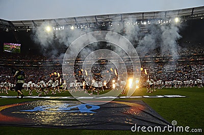 Europa League Final opening ceremony Editorial Stock Photo