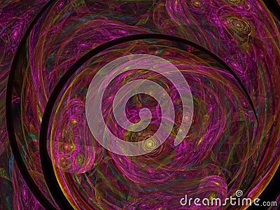 Fractal abstract render creative nebula unique shine graphic Stock Photo