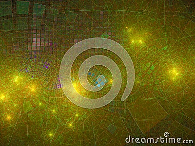 Fractal abstract colorful flow shiny arrangement beauty render digital, disco, business, advertising, Stock Photo