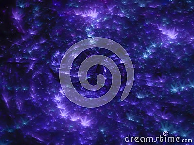 fractal abstract, digital magic light background, creative design, chaos pattern Stock Photo