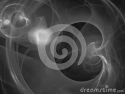 Fractal abstract, swirl flame modern background, aw elegance advertisement stream creative design Stock Photo