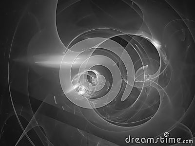 Fractal abstract, swirl flame modern background, chaos draw elegance advertisement stream creative design Stock Photo