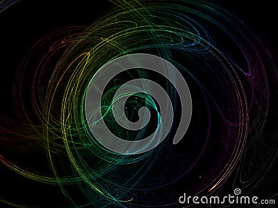 Fractal abstraction concept dark texture glossy explosion artwork creativity digital vibrant splatter design Stock Photo