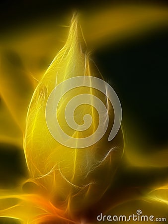 Fractal cocoon Stock Photo