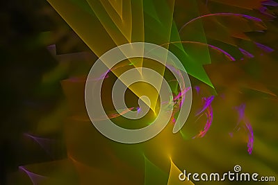 Fractal color dynamic holiday swirl explosion science chaos shape wave background element creative future Stock Photo