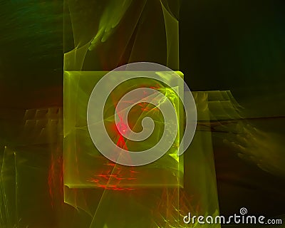 Fractal digital shape sparkle texture design magic dynamic Stock Photo