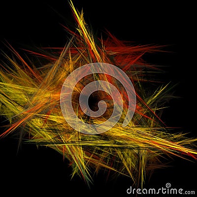 Fractal flame Stock Photo