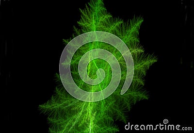 Fractal flame Stock Photo