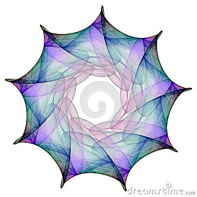 Fractal flower Stock Photo