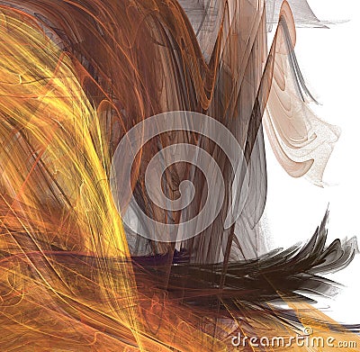 Fractal hair Stock Photo