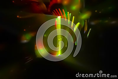 Fractal imagination surreal effect dynamic 3 d blur vibrant fiction swirl black render glow Stock Photo