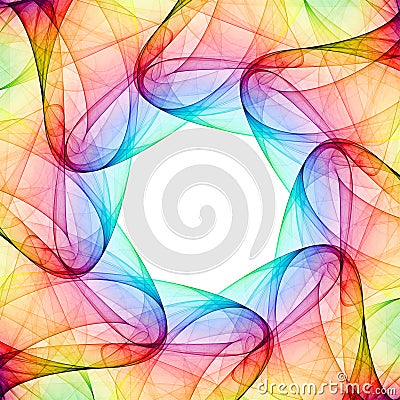 Fractal kaleidoscope Stock Photo