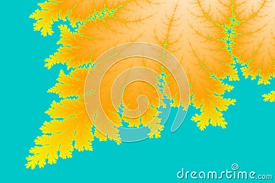 Fractal Leaf Stock Photo