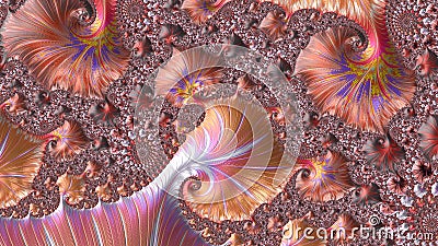 Abstract Computer generated Fractal design Stock Photo