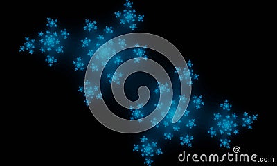 Fractal is a subset of Euclidean space with a fractal dimension Stock Photo