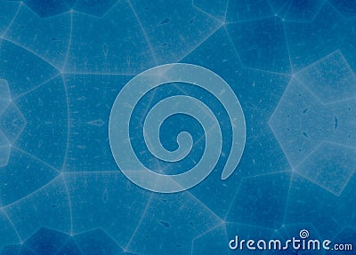 Fractal unsymmetry polygonal structures pattern Stock Photo
