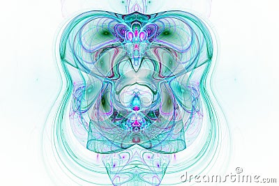 .Fractals are infinitely complex patterns that are self-similar across different scales Stock Photo
