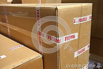 Fragile Content Stock Photo