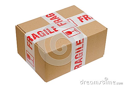 Fragile Package Stock Photo