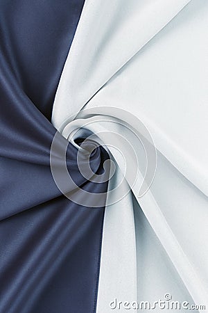A fragment of a blackout curtain. texture and density of the fabric. color sample Stock Photo