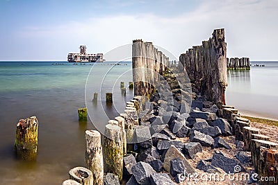 Fragment factories for the production of torpedoes Stock Photo