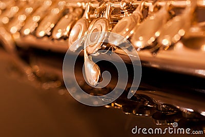 Fragment flute Stock Photo