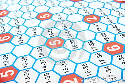 Fragment fuel grid of arrangement elements enrichment with uranium in nuclear reactor Stock Photo