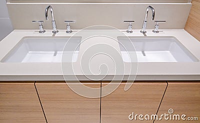 Fragment of luxury bathroom Stock Photo