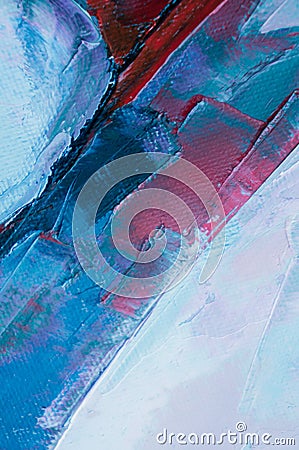 Transparent ethereal effect. Closeup of the painting. Highly-textured colorful abstract painting background. Stock Photo
