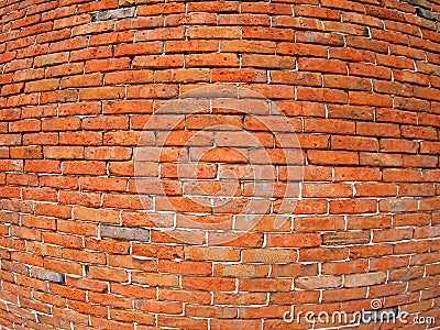 Fragment of old brick wall Stock Photo