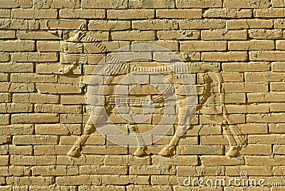 Fragment of old wall Stock Photo