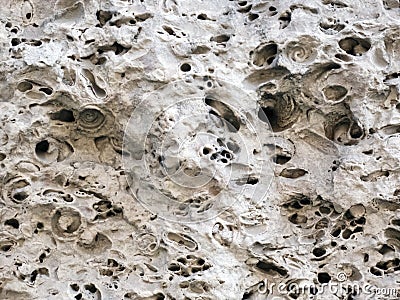 Fragment of a wall of an old house made of sandstone Stock Photo