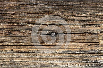 Fragment of the wall of old wooden house Stock Photo