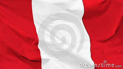 Fragment of a waving flag of the Republic of Peru in the form of background Vector Illustration