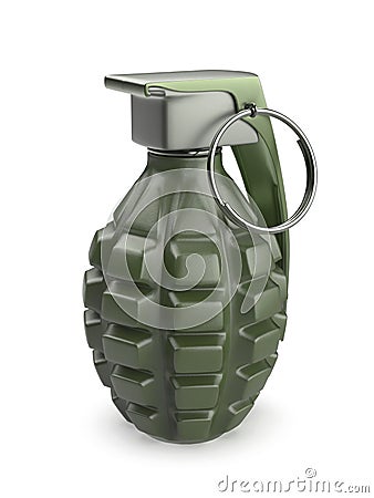 Fragmentation hand grenade Stock Photo