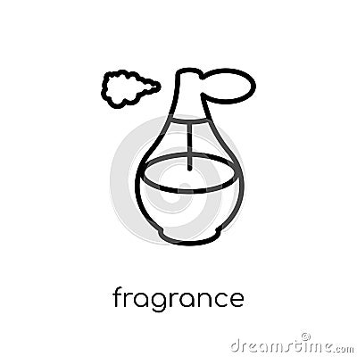 Fragrance icon. Trendy modern flat linear vector Fragrance icon Vector Illustration