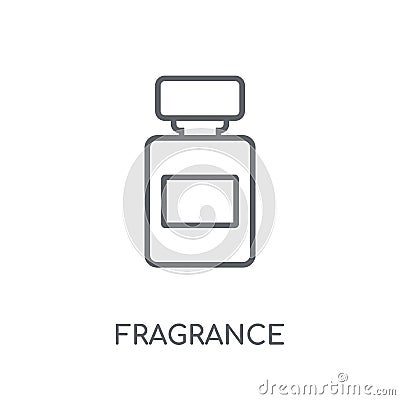 Fragrance linear icon. Modern outline Fragrance logo concept on Vector Illustration