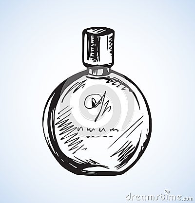 Fragrant Perfume. Vector illustration Vector Illustration