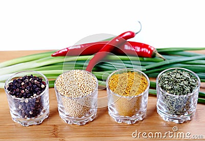 Fragrant spices Stock Photo