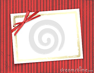 Frame for invitations. striped background. Stock Photo