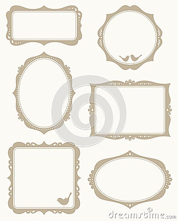 Frame Set Vector Illustration