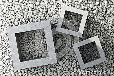 frame texture with natural surface Stock Photo