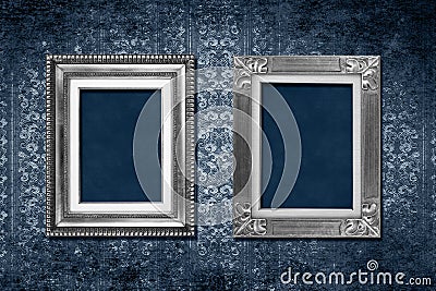 Frame victorian wallpaper Stock Photo