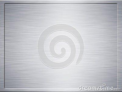 Framed steel metal texture Stock Photo