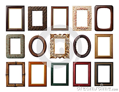 Frames Collection Stock Photo